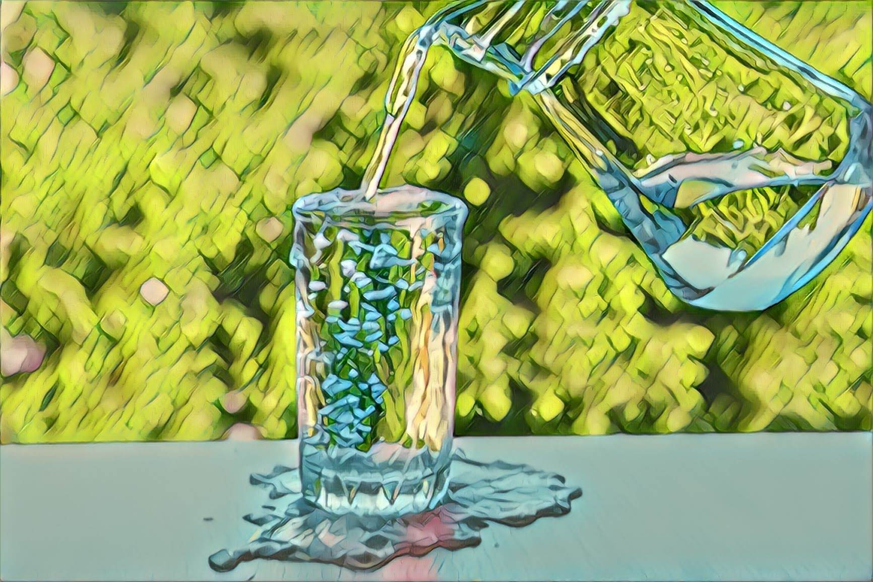 Água como principal bebida