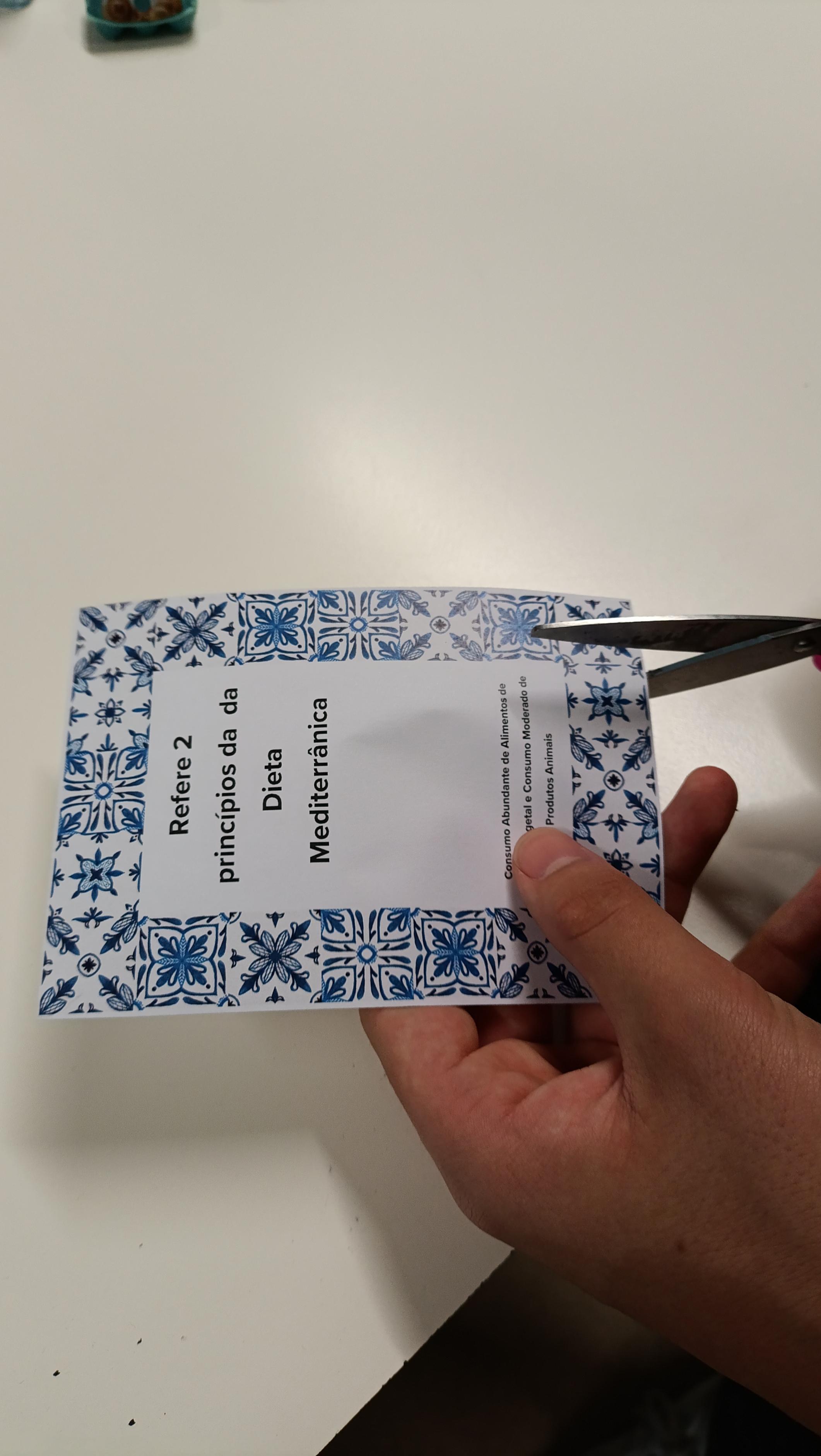 recorte e conclusão das questões do jogo