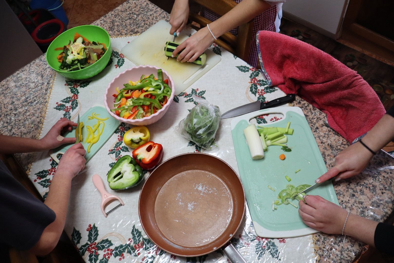 Preparação do prato principal